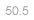 50.5