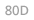 80D
